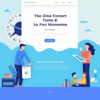 A clean modern and elegant landing page for a time management app for parents for their children's tasks and events and homework. Use primary color 9E5FF5 and secondary colors 00D895 F40075, F5AF00, F3F3F0. Flat style vector illustration for ux/ui, clipart