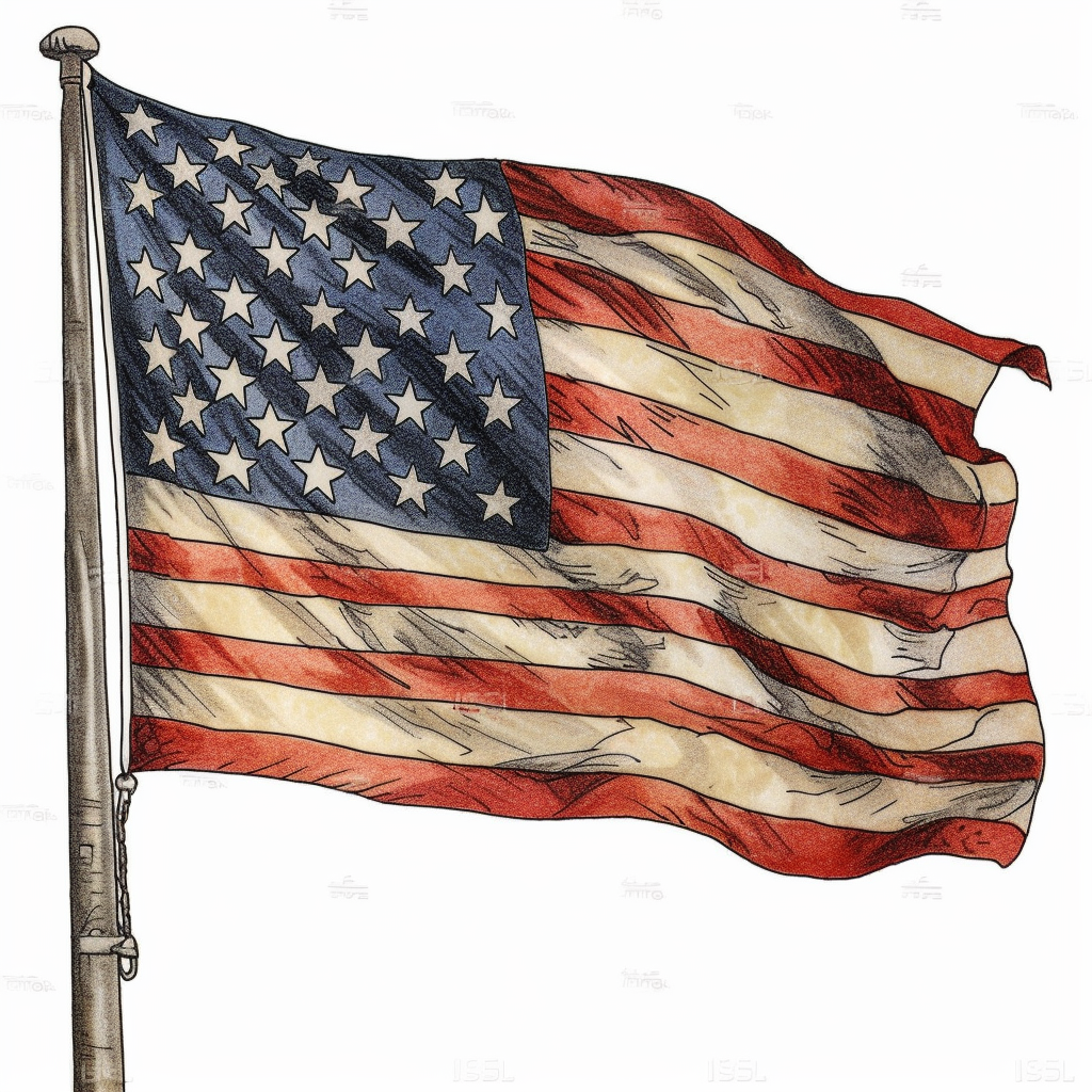 american flag clip art
