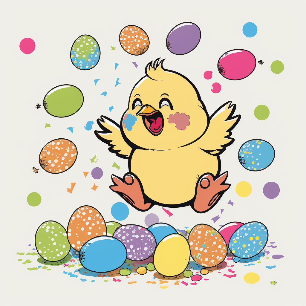 easter chicks cliparts