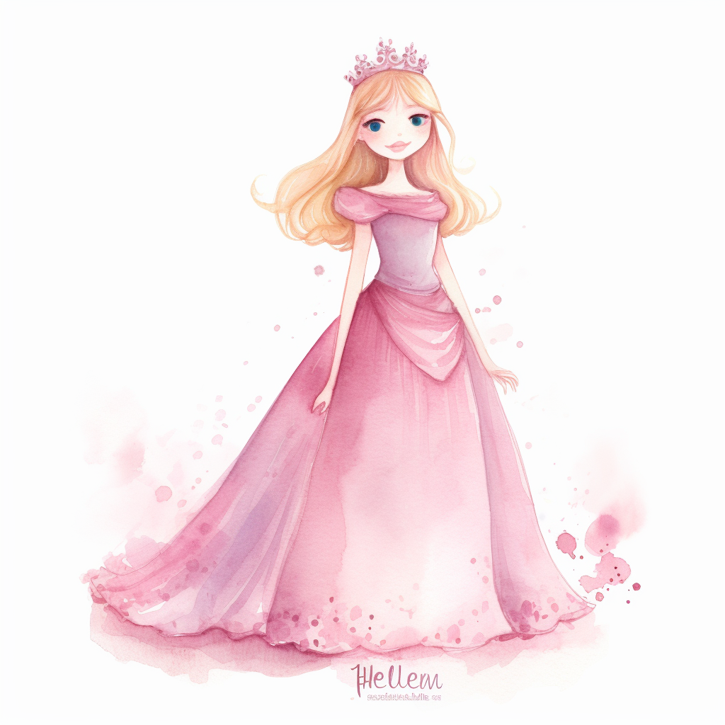 large princess cliparts