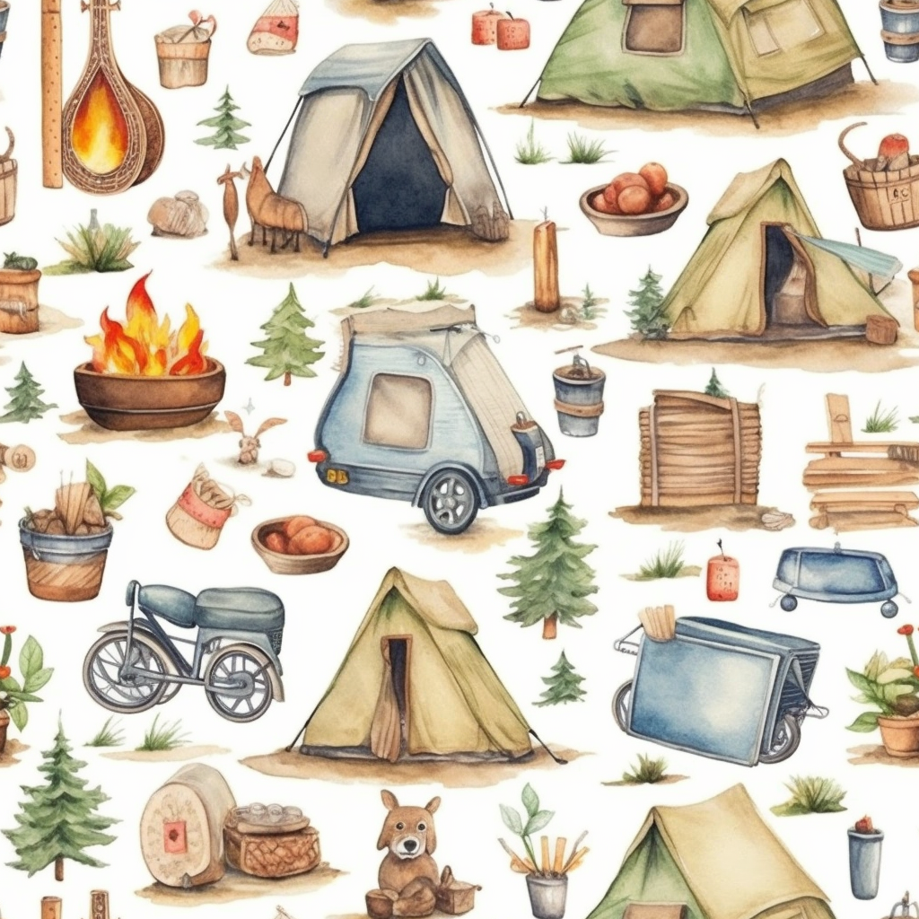 camping cliparts