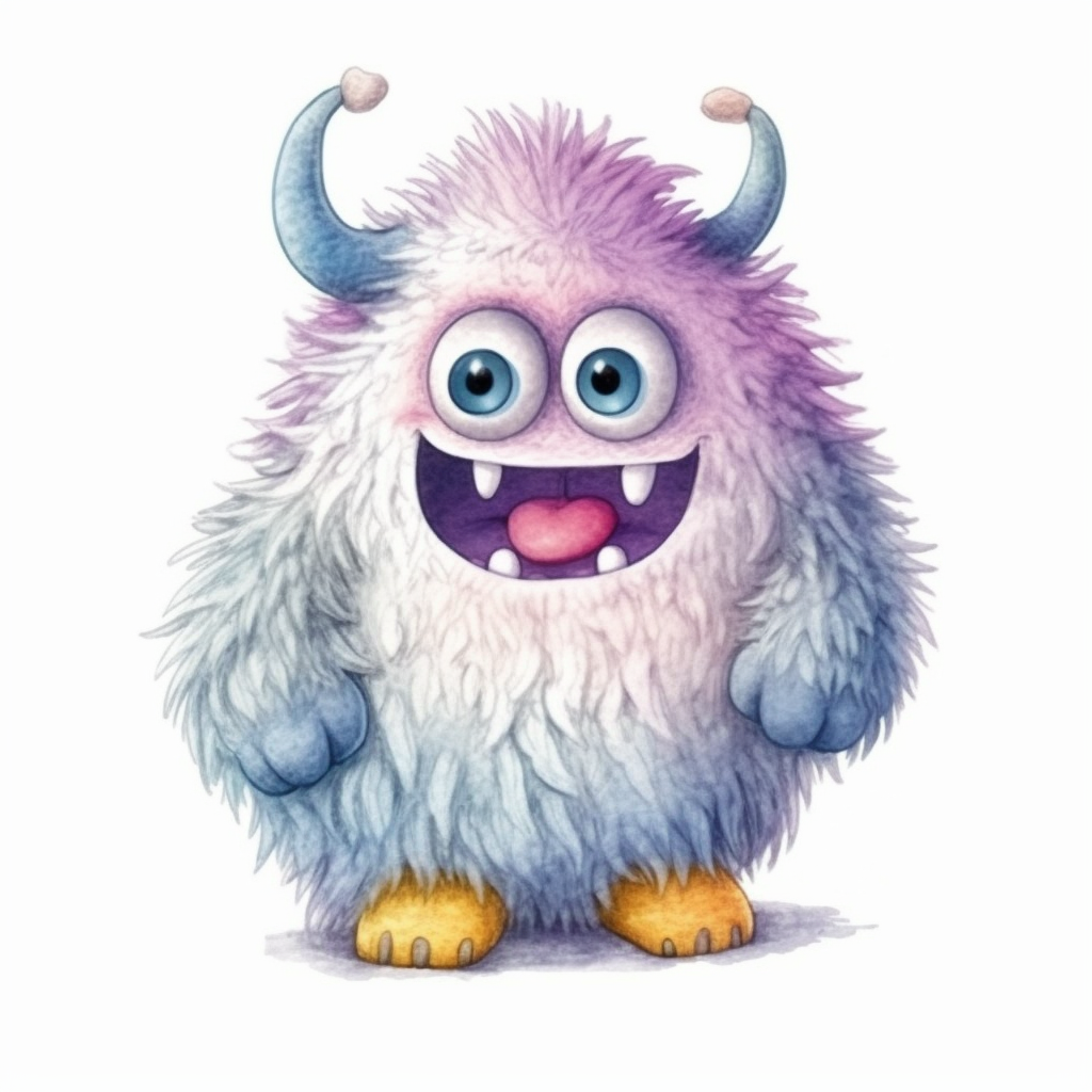 cute monster clipart