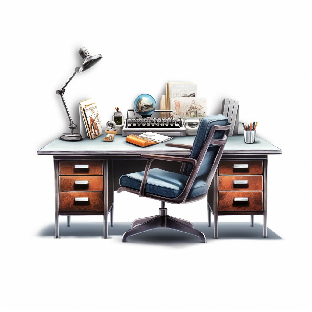 office desk clipart
