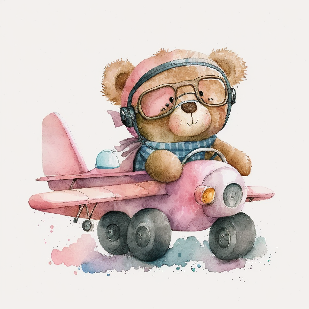 cute plane cliparts