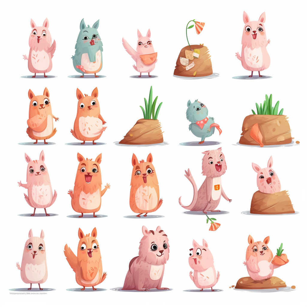 multiple books cliparts