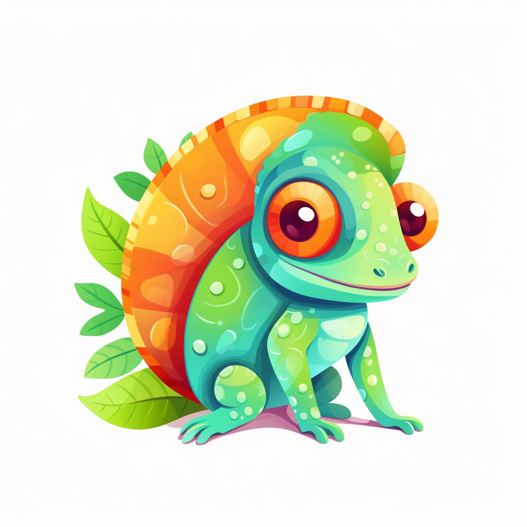 chameleon cliparts