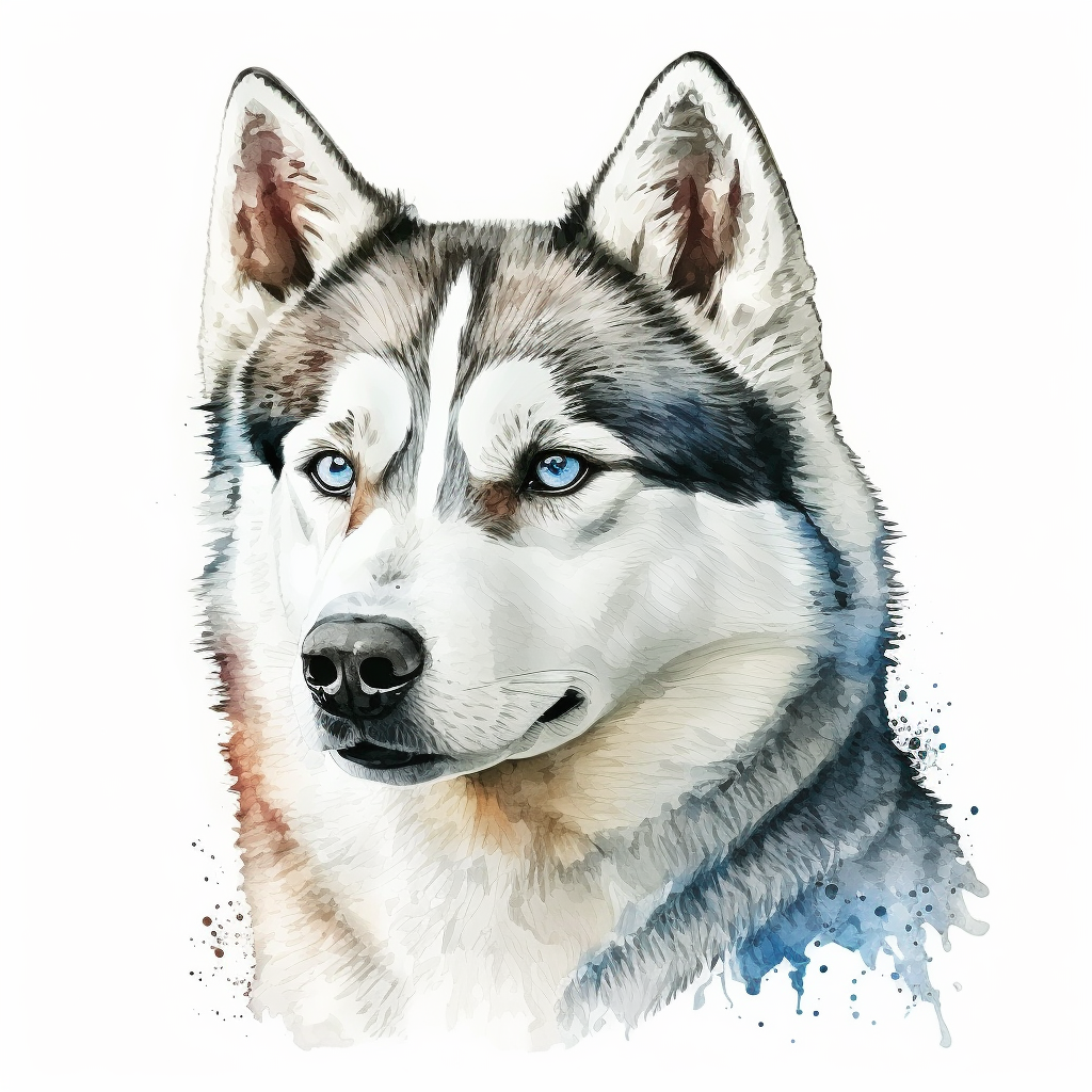 huskies cliparts