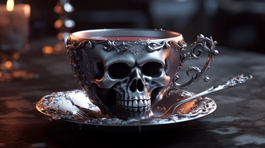 gothic teapcup clipart photo-realistic, ultra sharp, simplicity, higher coherence, minimalism, ultra detailed, hyper realistic details, beautiful, modern, OC rendered, 32k uhd , insane details, intricate details, Photoshoot, Depth of Field, captured with Phase One XF IQ4 camera , 200 Mega Pixel lens,