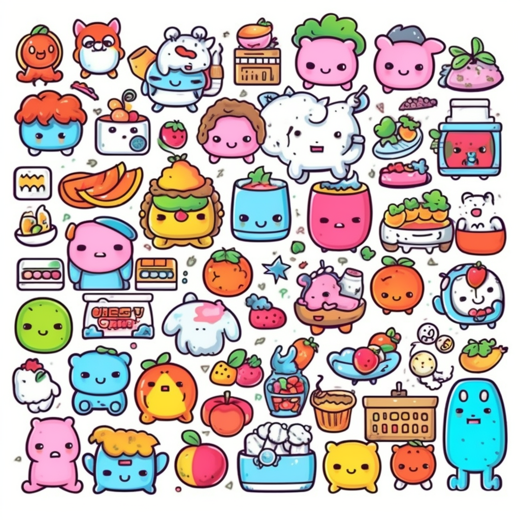 doodle drawing cliparts