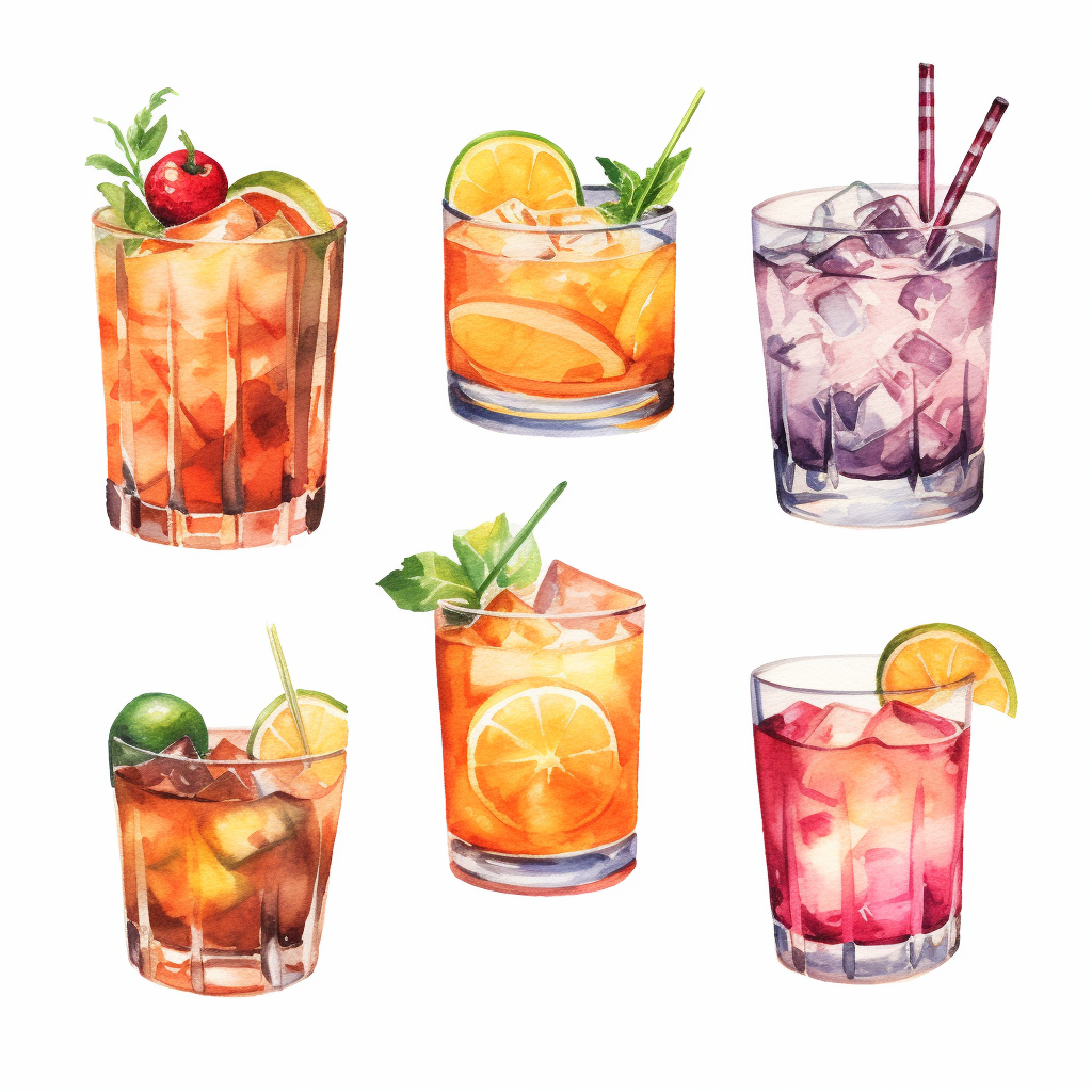 alcoholic drinks cliparts