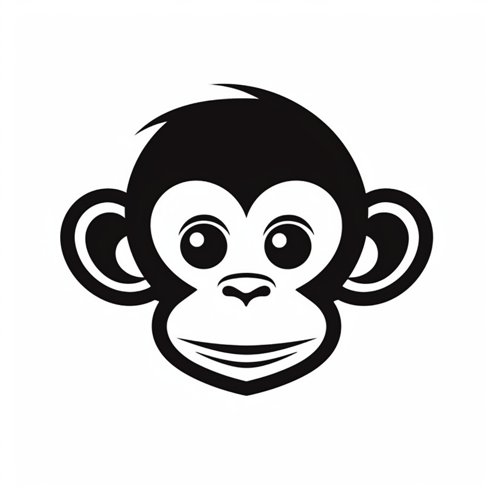 black monkey cliparts
