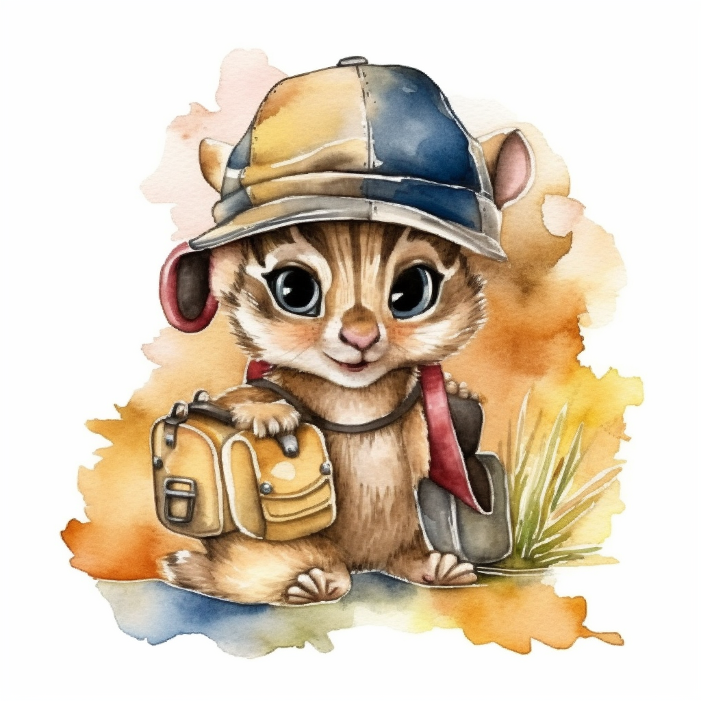 chipmunk animal cliparts