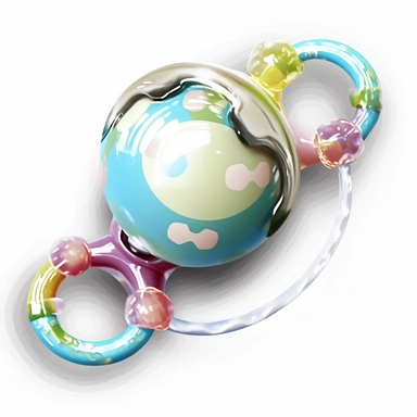 high quality, clipart, baby rattle