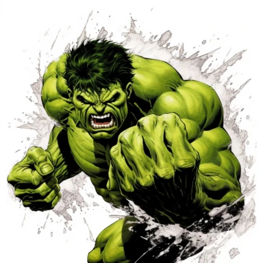 hulk clipart by Joe Kubert