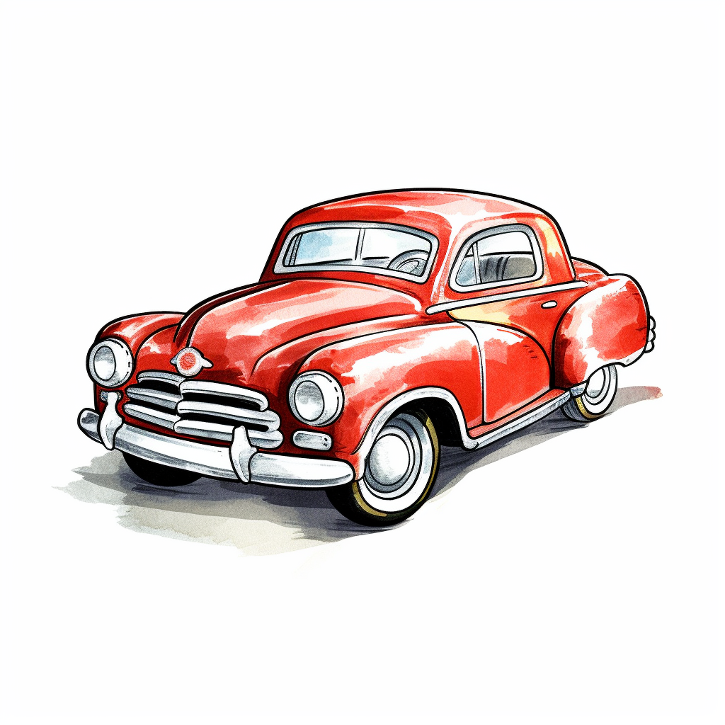 1950 car cliparts