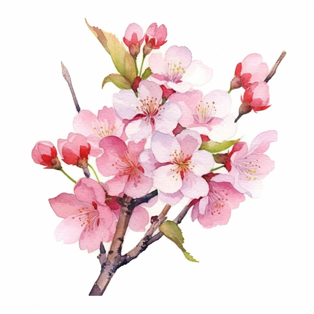 cherry blossom clip art