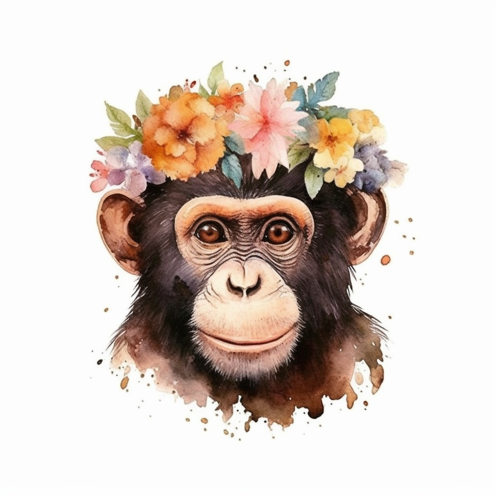 chimpanzee cliparts