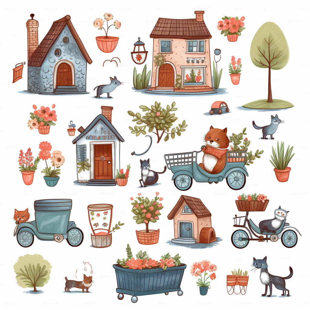 dog house clipart