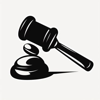 basic shapes black and white gavel clipart