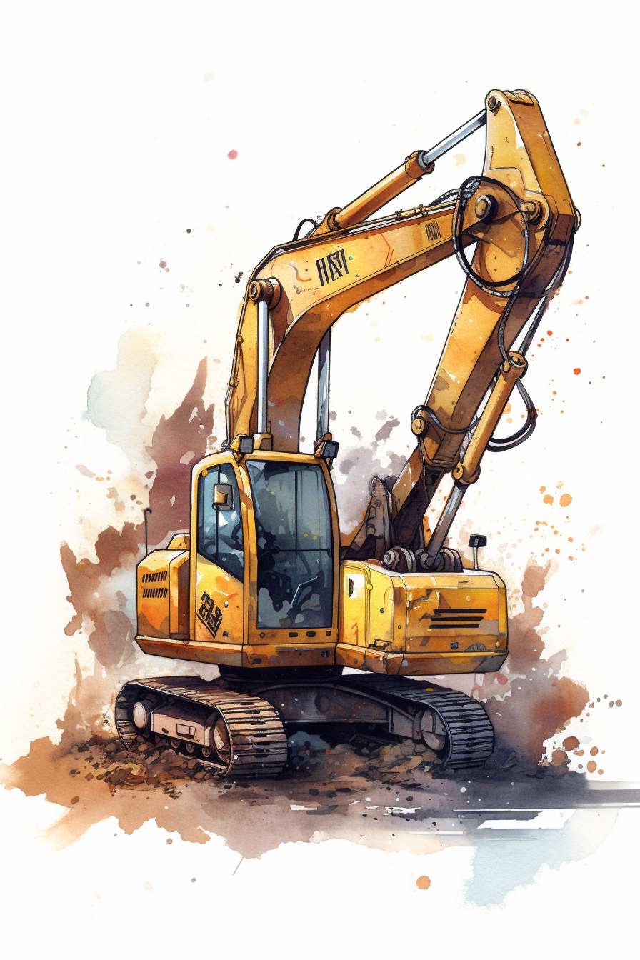 excavator cliparts