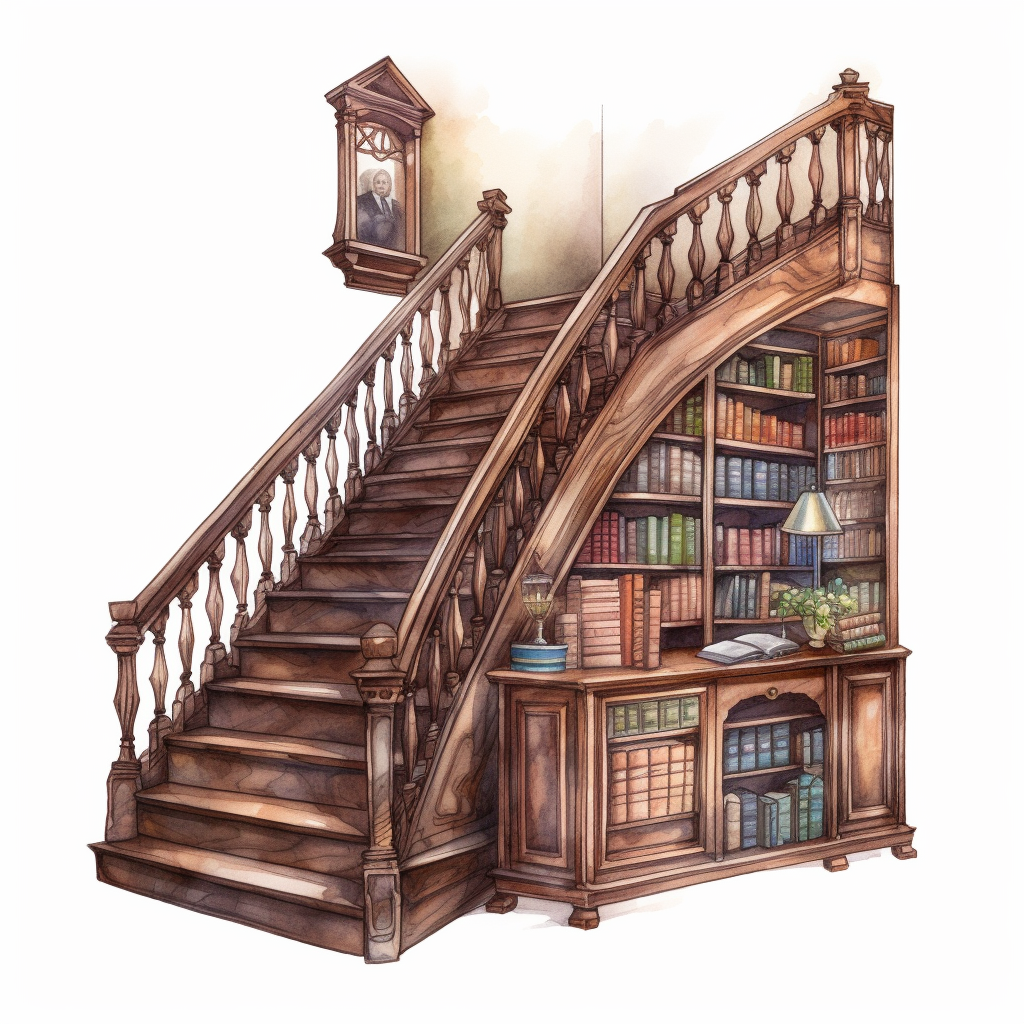bookshelf cliparts