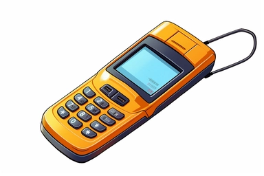 cellphone , highly detailed, isolated on white, clipart,