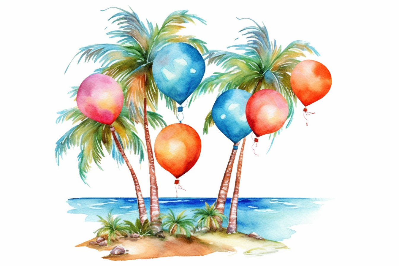 beach set cliparts