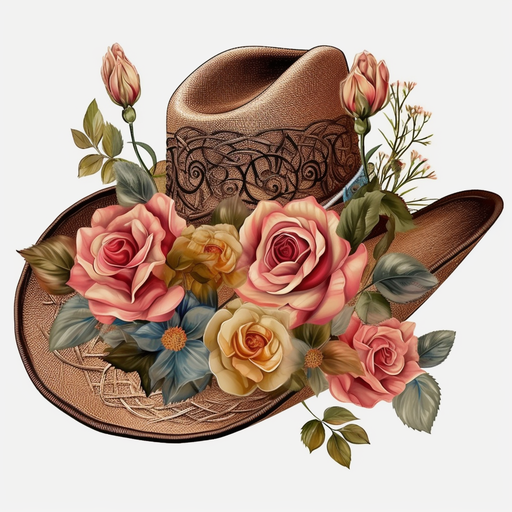 cowgirl hat clipart