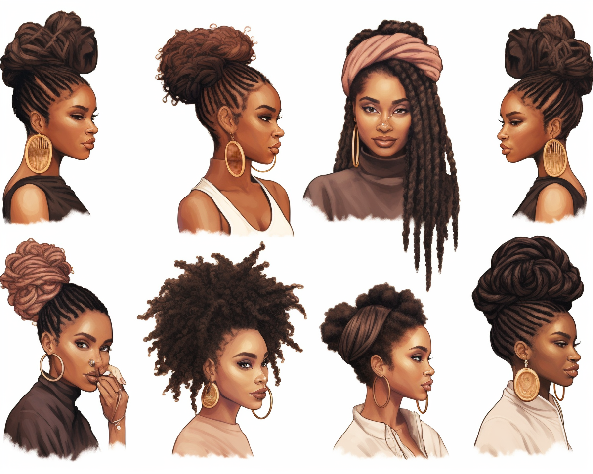 1 Model per grid, Black Girl Magic, Beautiful braided hair styles ...