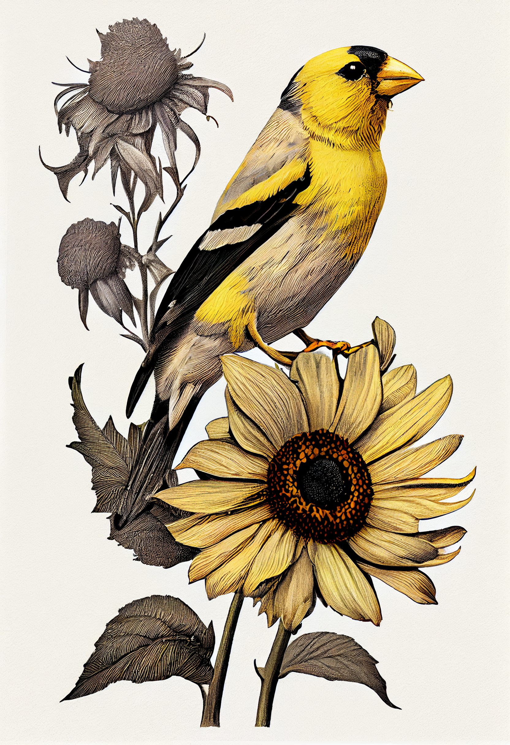 american goldfinch cliparts