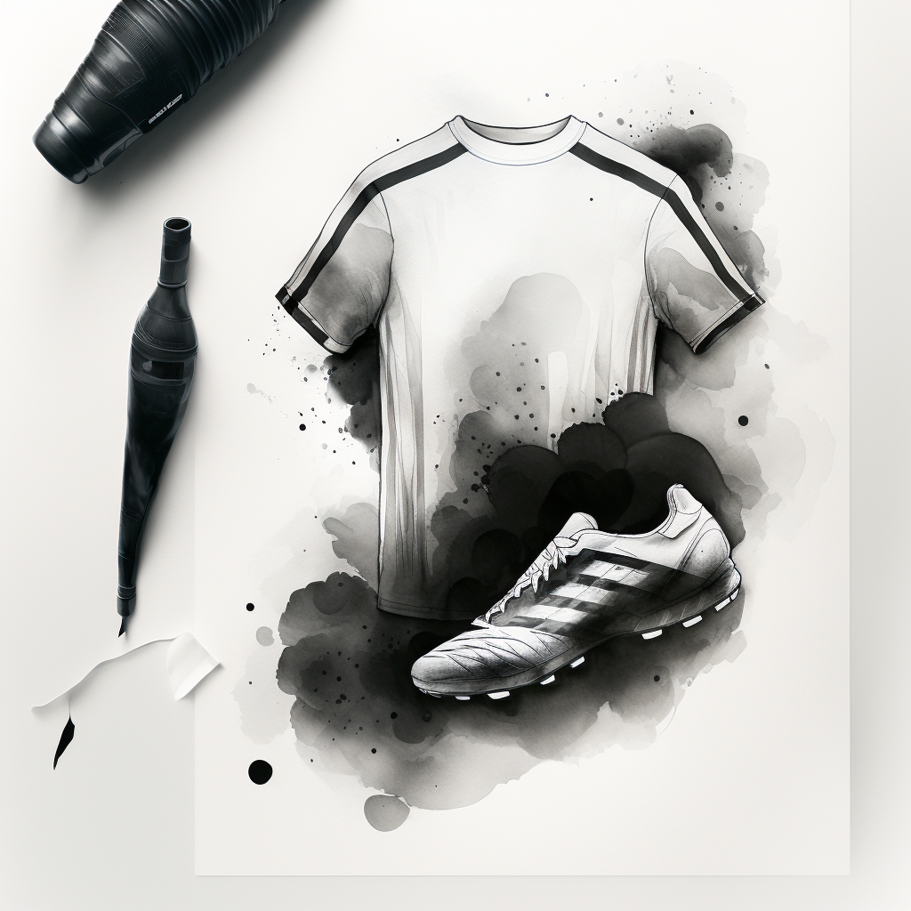 black and white football clipart