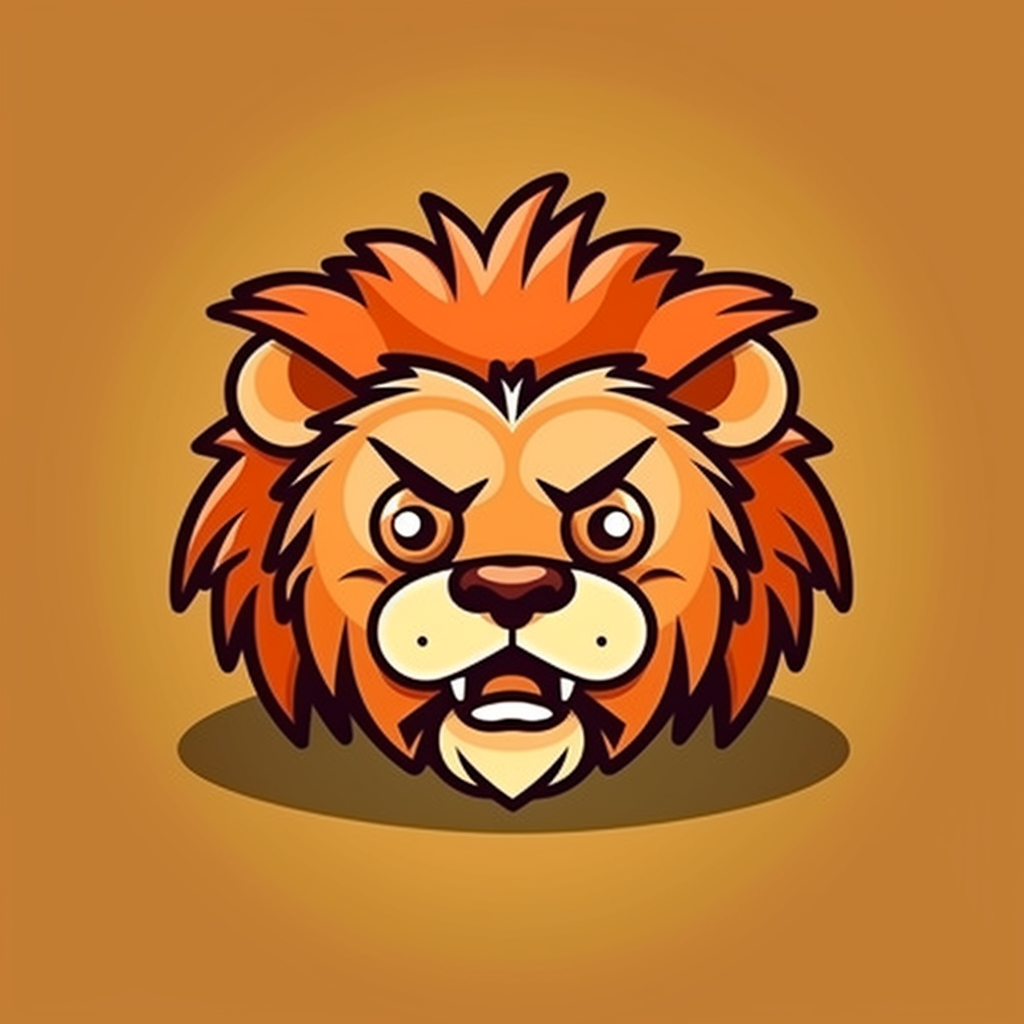 lion mascot clipart
