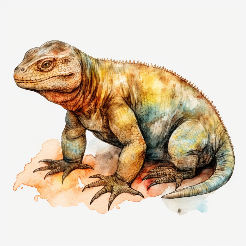 komodo dragon clipart