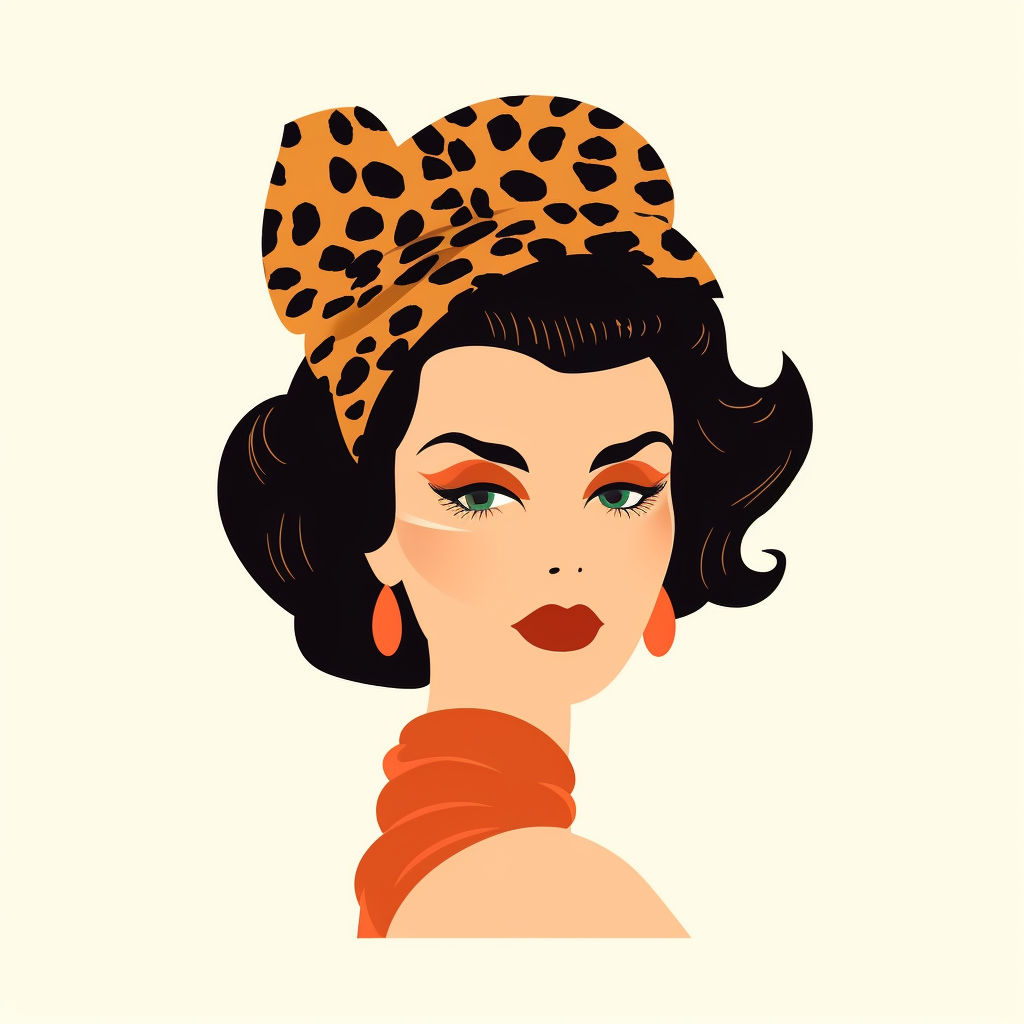 leopard print clipart