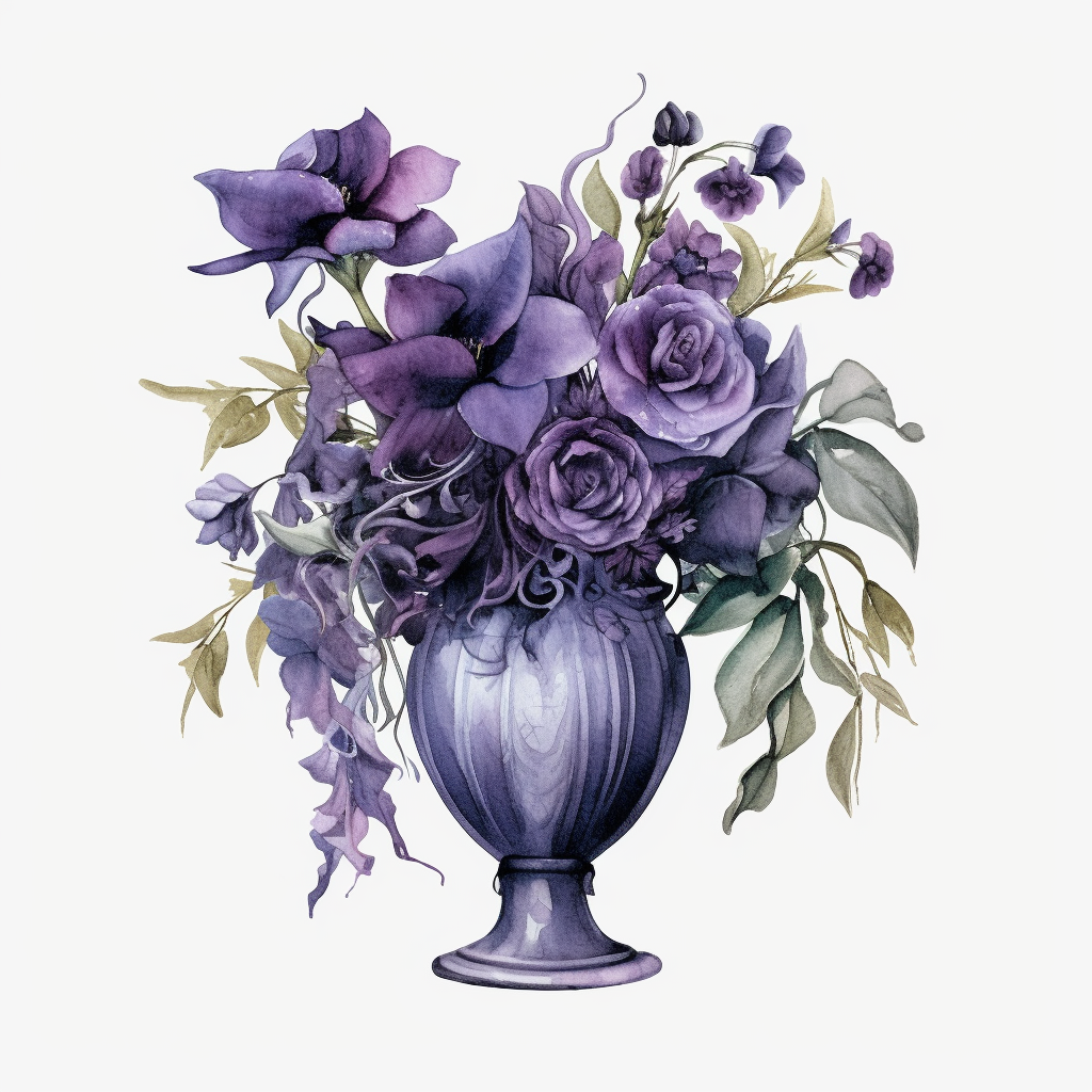 gothic vase cliparts