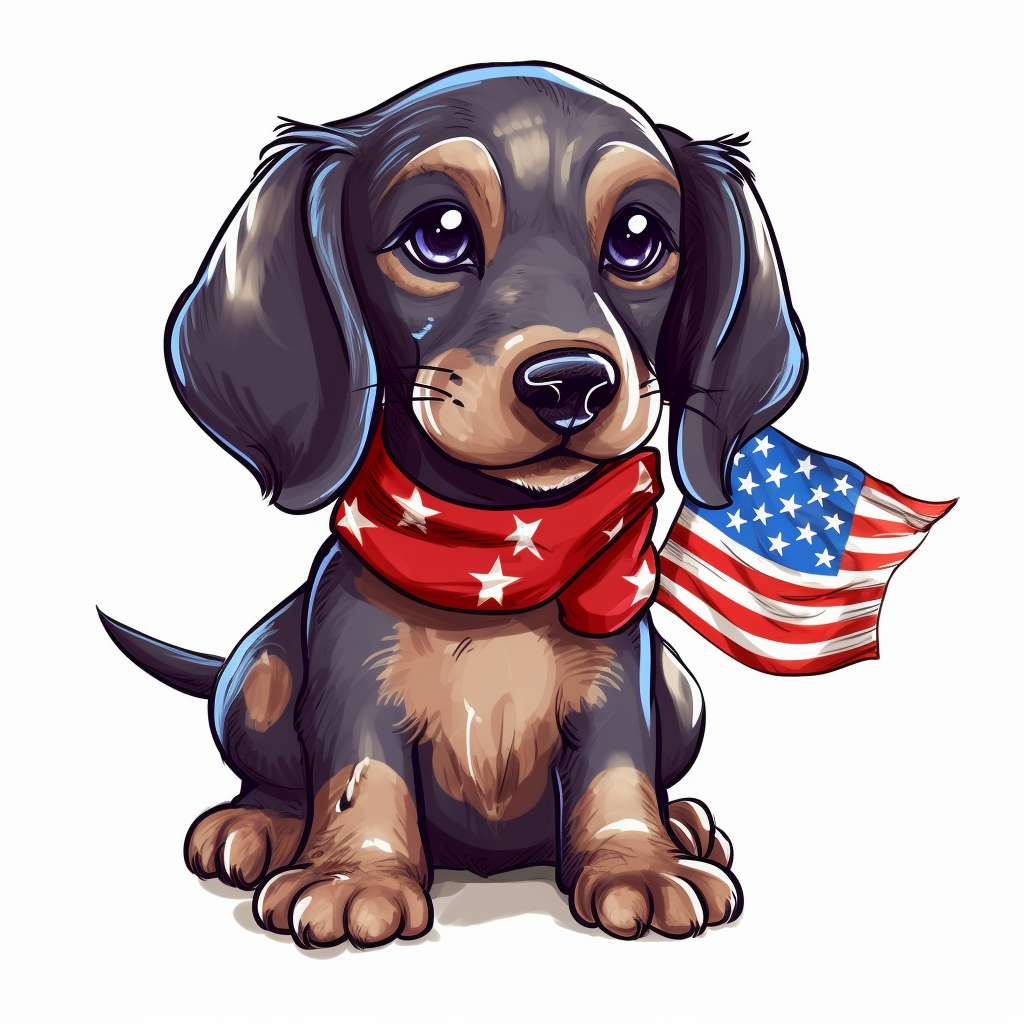 dachshund puppy cliparts