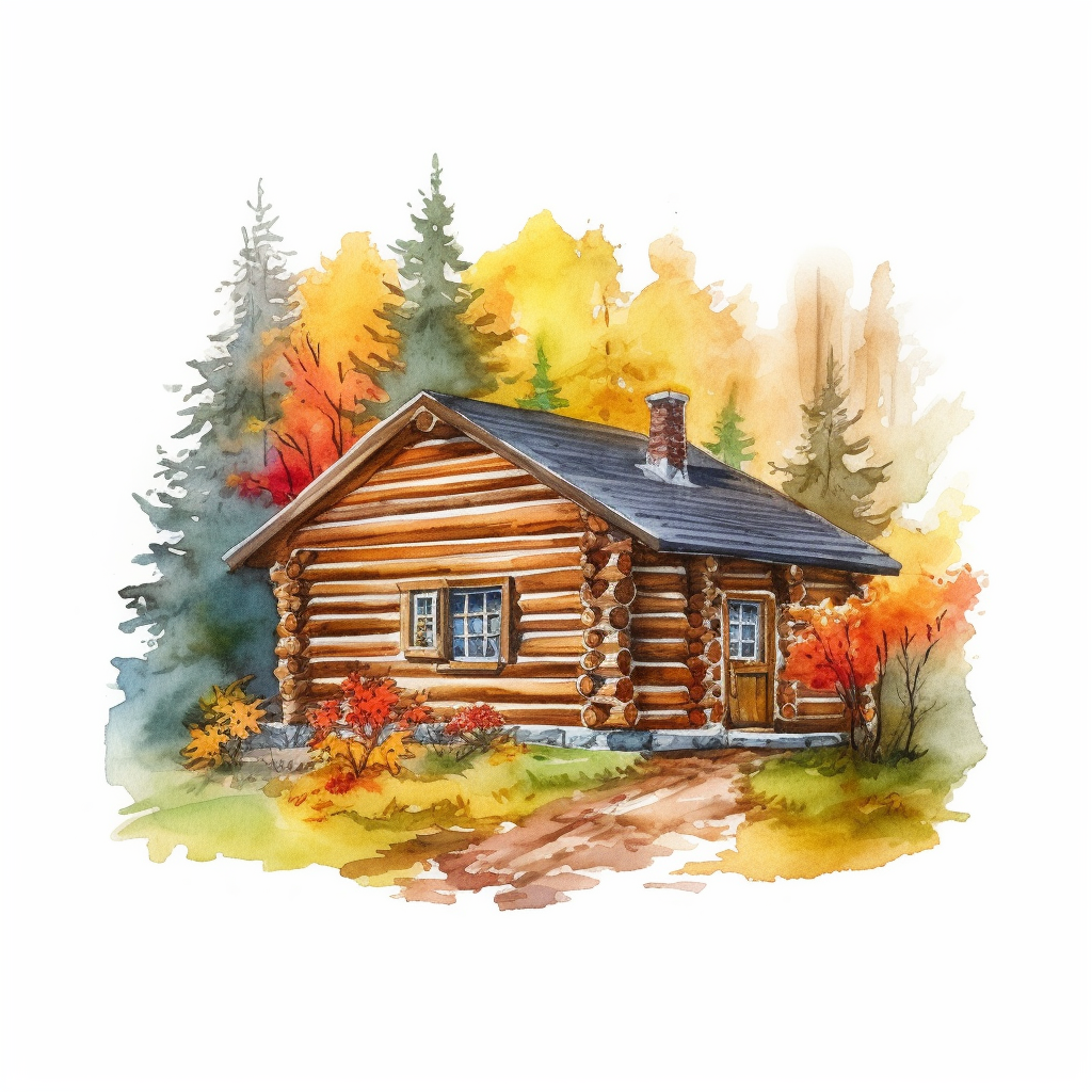 cabin clipart