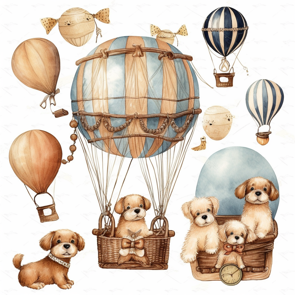 balloon dog cliparts