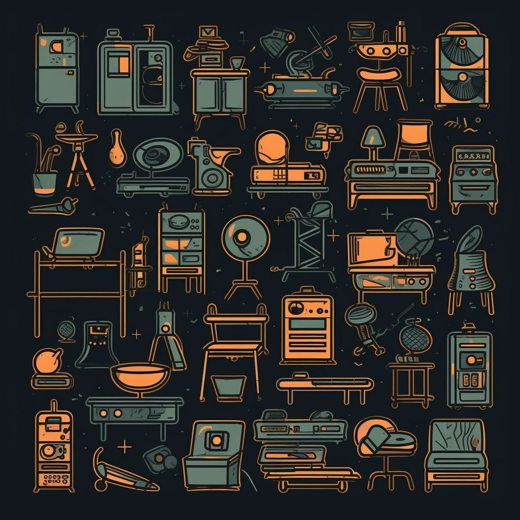 cartoon furniture cliparts