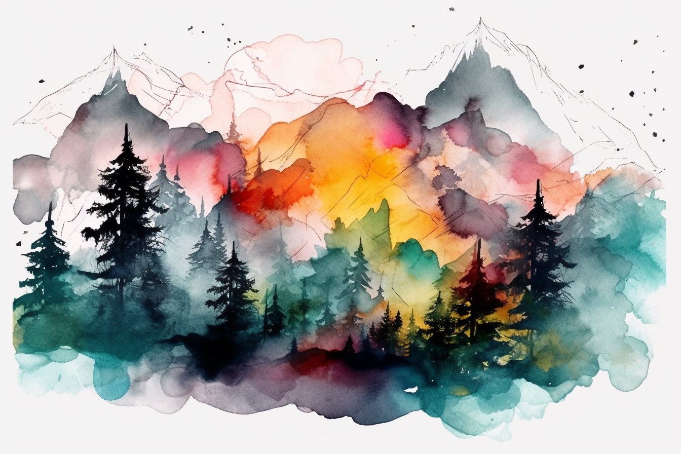 nature scene cliparts