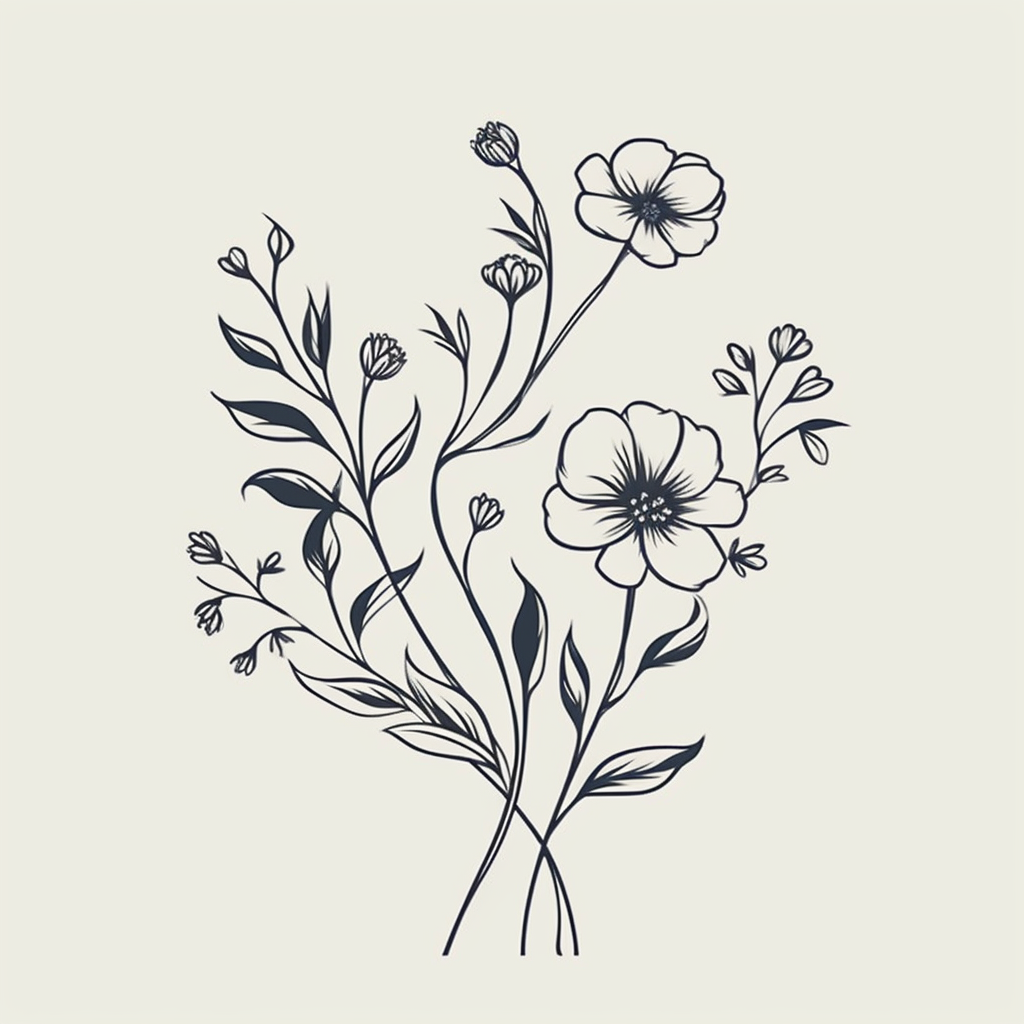 floral branch cliparts