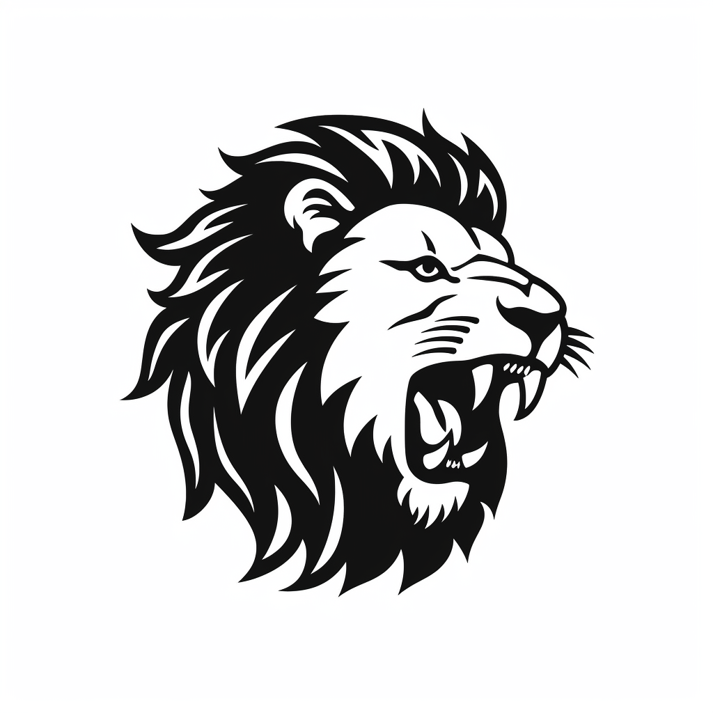 lion silhouette cliparts