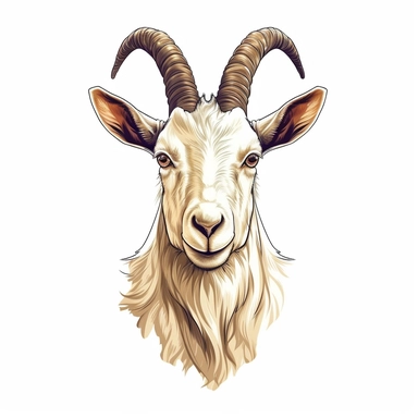 Illustrative clip art of goat