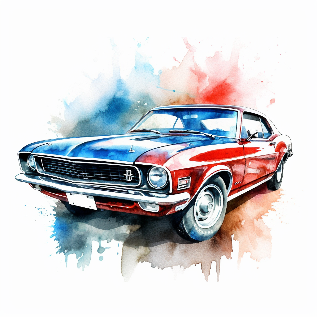 muscle car clipart