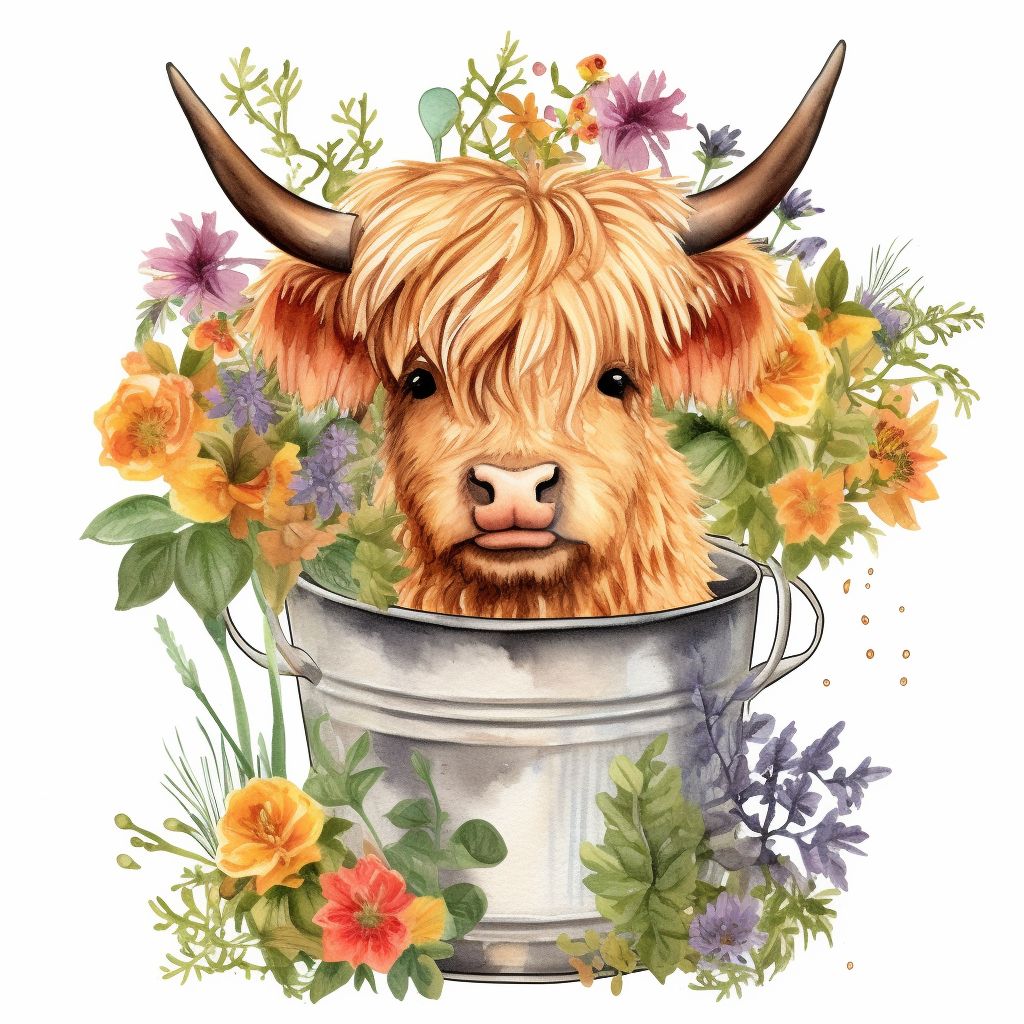 cute cow clipart