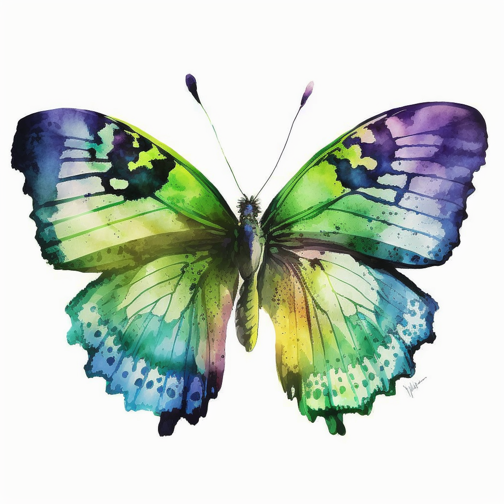 butterfly outline clipart