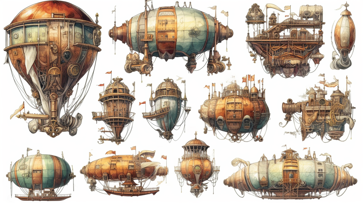 airship cliparts