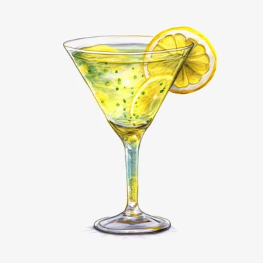 Watercolour realistic lemon drop martini cocktail in cocktail glass beautifully detailed realistic lemon drop martini cocktail , PNG image,transparent background ,ultra highly detailed, 18k, sharp focus, bright photo with vibrant colours, digitally enhanced,photographic, enhanced graphics, png format, straight, sharp focus, bright lighting, intricate detailed png image ,high definition,300dpi,graphic clipart,computer graphics
