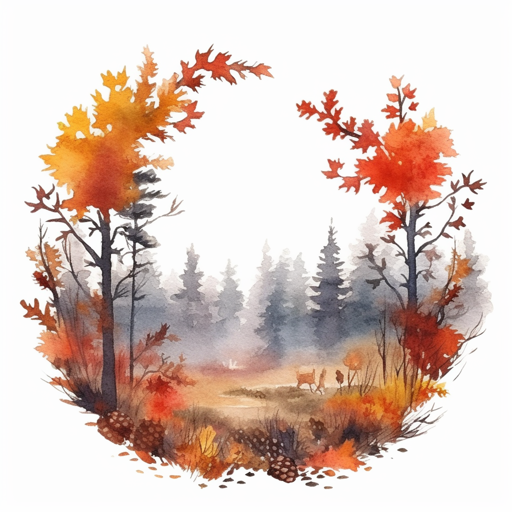 fall wreaths cliparts