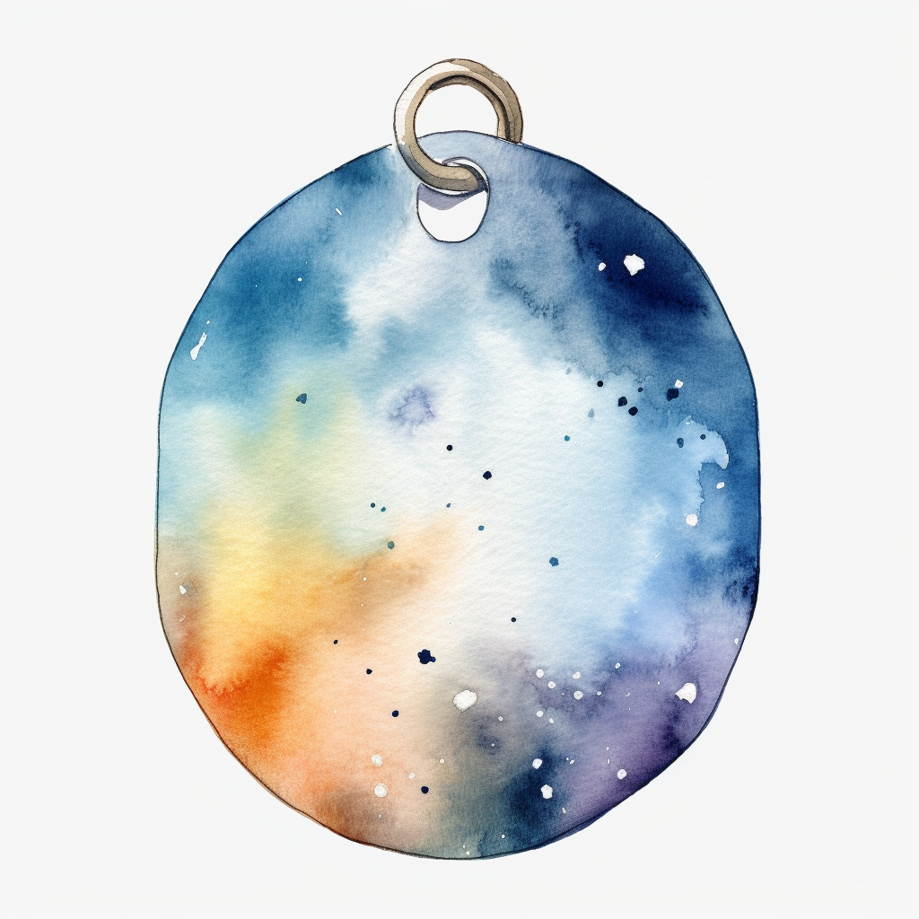 dog tag clipart